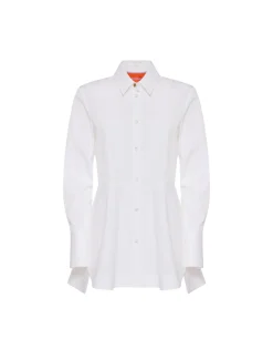 Iris ShirtSolid White in Tailor Poplin