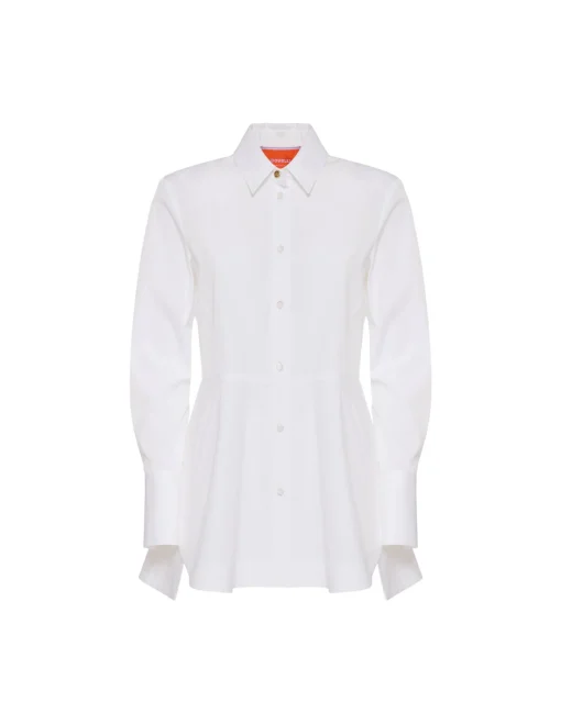 Iris ShirtSolid White in Tailor Poplin