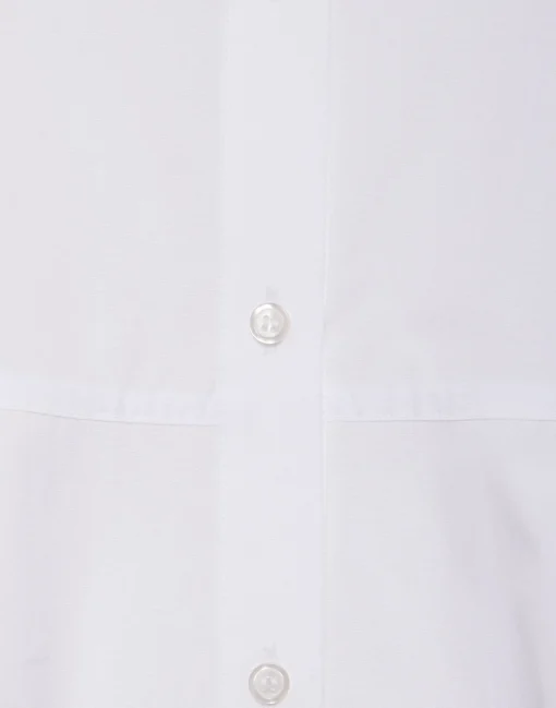 Iris ShirtSolid White in Tailor Poplin
