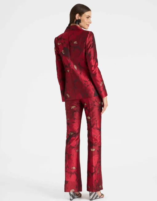 24/7 JacketRuby Red in Jacquard