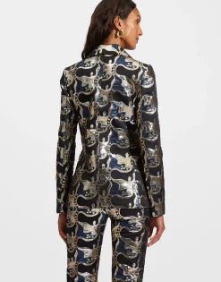 24/7 JacketSpritz Blu in Jacquard