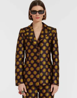 24/7 JacketWinter Sun Black in Jacquard