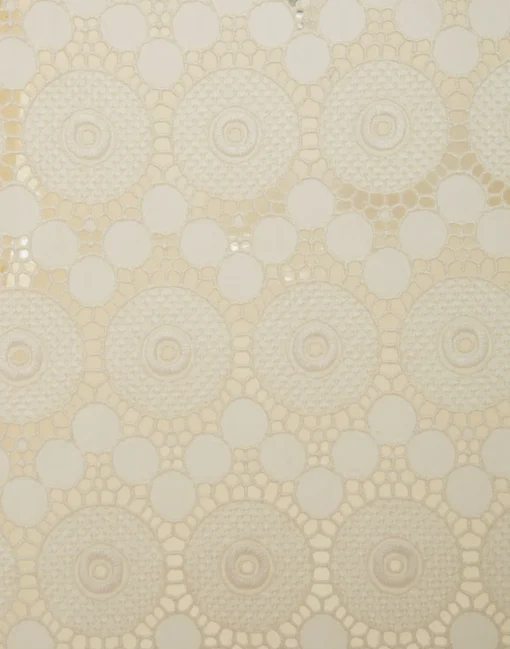 Jackie ShirtEvil Eye Ivory in Macrame