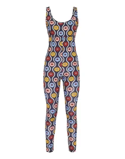 Jazzercize SuitWhitsun Mini Blue in Skinny Jersey