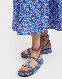 Jazzy SandalsConchiglie in Twill