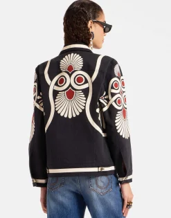JJ Jean JacketMedallion Placée Black in Denim