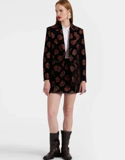Kelly JacketRosette Black in Jacquard