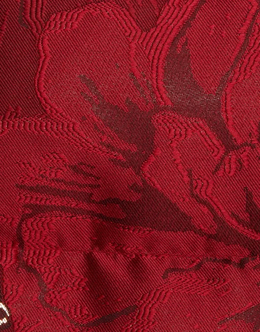 La Comasca Puffer BomberRuby Red in Jacquard