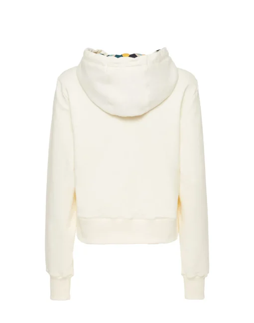 La Scala HoodiePlaza Cream in Macramé
