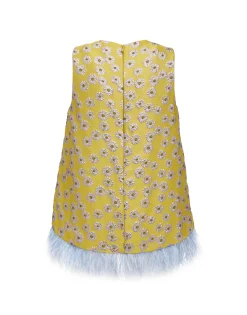 La Scala Top (With Feathers)Margarita in Jacquard