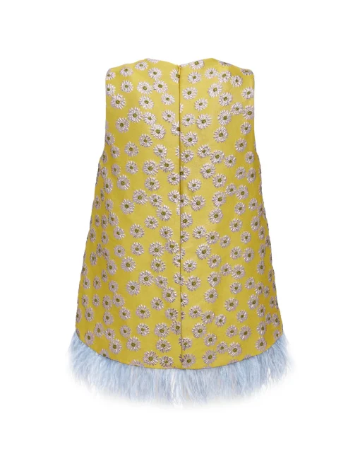 La Scala Top (With Feathers)Margarita in Jacquard