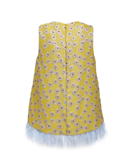 La Scala Top (With Feathers)Margarita in Jacquard