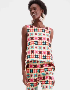 La Scala TopGroovy Dot Giallo in Shot Cotton