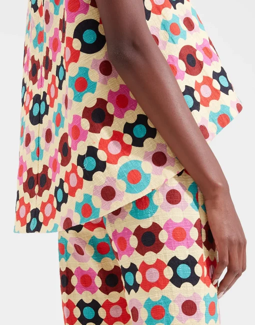 La Scala TopGroovy Dot Giallo in Shot Cotton