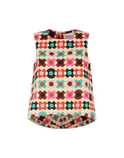 La Scala TopGroovy Dot Giallo in Shot Cotton