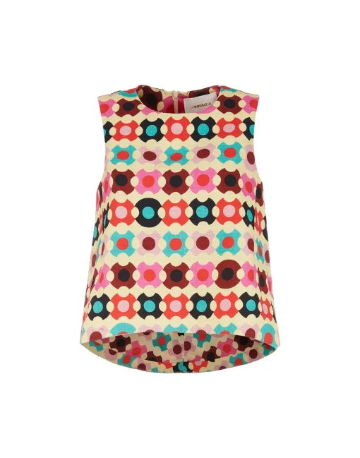 La Scala TopGroovy Dot Giallo in Shot Cotton
