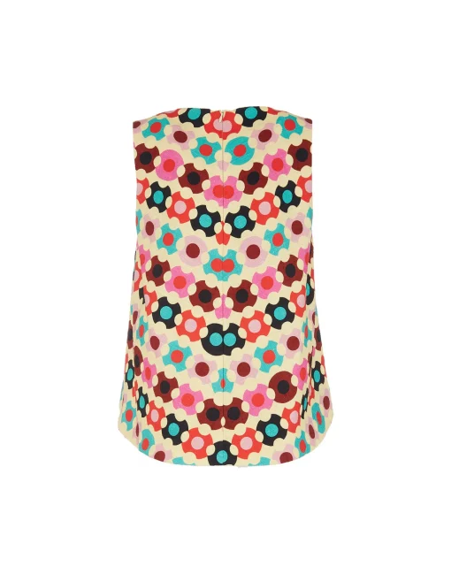 La Scala TopGroovy Dot Giallo in Shot Cotton