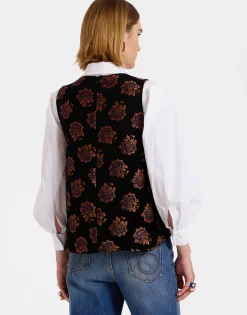La Scala TopRosette Black in Jacquard