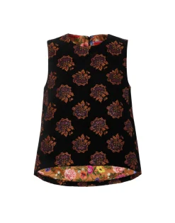 La Scala TopRosette Black in Jacquard