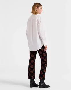 Lacey Better Than Your Boyfriend's ShirtSolid Ivory in Sangallo