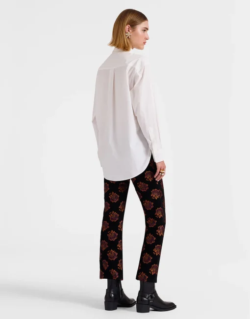 Lacey Better Than Your Boyfriend's ShirtSolid Ivory in Sangallo