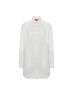 Lacey Better Than Your Boyfriend's ShirtSolid Ivory in Sangallo