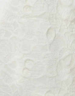 Lacey Better Than Your Boyfriend's ShirtSolid Ivory in Sangallo