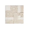 Lacey Large TableclothSolid White Smoke in Embroidered Cotton