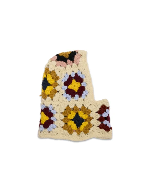 Lacey SnoodFlower Tile Ivory in Wool Crochet
