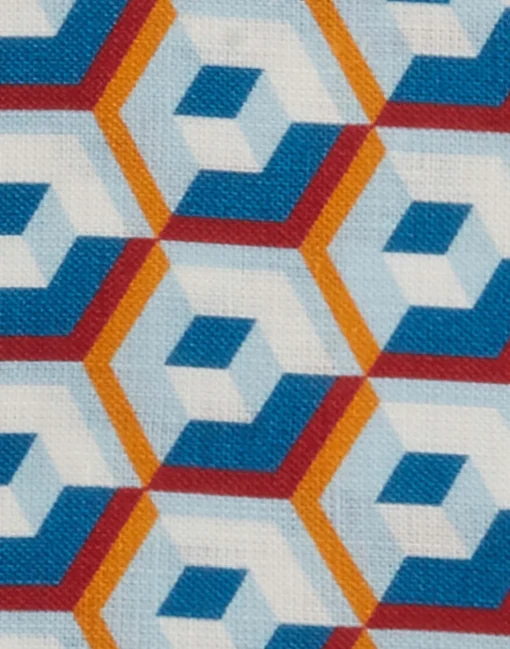 Large Napkins Set Of 2Cubi Blu in Linen