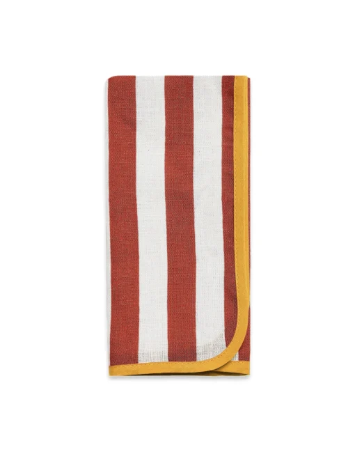 Large Napkins Set Of 2Riviera Brick in Linen