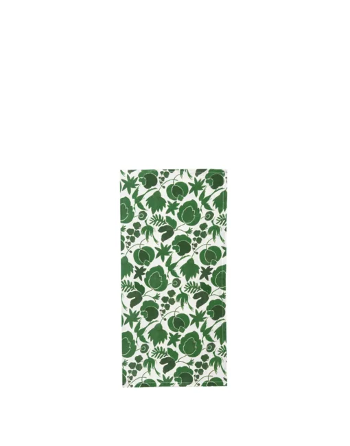 Large Napkins Set Of 2Wildbird Verde Small in Linen