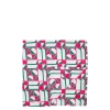 Large TableclothGeometrico Rosa in Linen