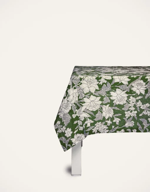 Large TableclothLilium Avorio in Linen