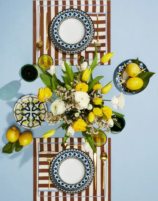 Large TableclothRainbow Sky in Linen