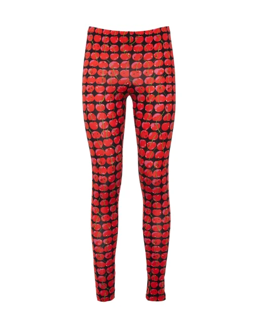 LeggingsBlack Cherries in New Skinny Jersey