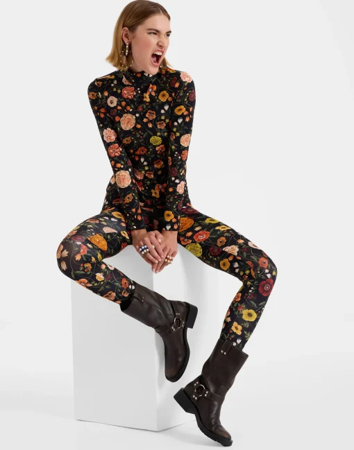LeggingsBotticelli Black in Skinny Jersey