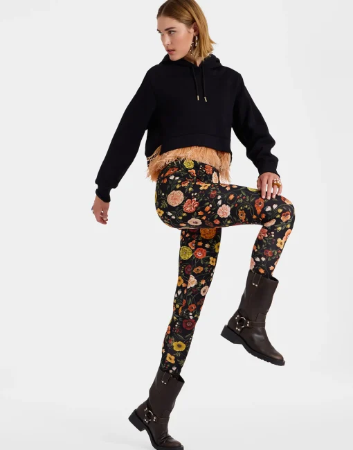 LeggingsBotticelli Black in Skinny Jersey