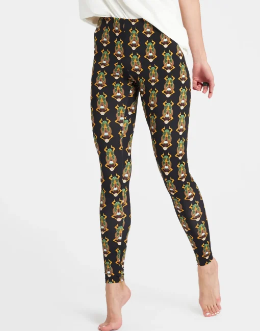 LeggingsScarab Black in Skinny Jersey