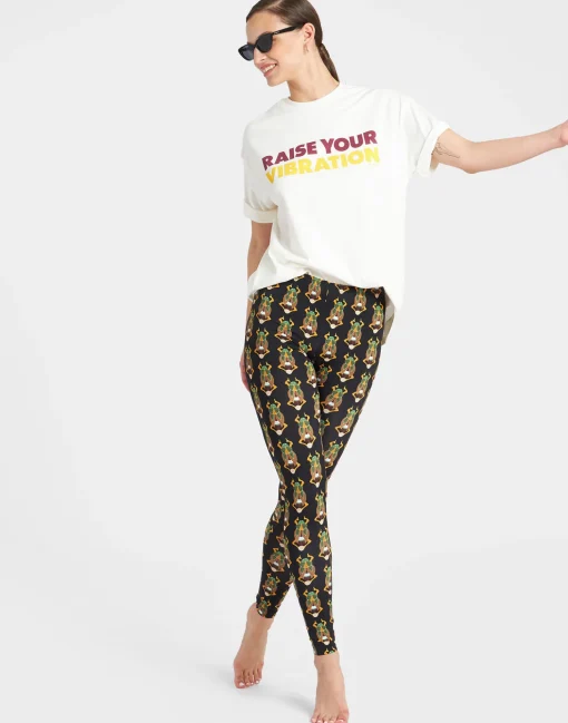 LeggingsScarab Black in Skinny Jersey