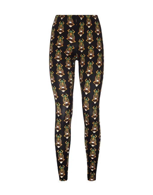 LeggingsScarab Black in Skinny Jersey
