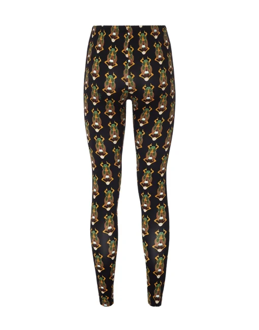 LeggingsScarab Black in Skinny Jersey