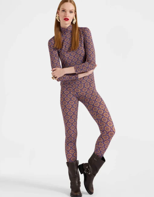 LeggingsSovereign Mini Purple in Skinny Jersey