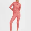 LeggingsSugar Rush Red in Skinny Jersey