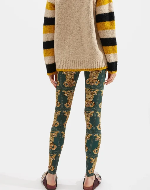 LeggingsTiger Tiles in Skinny Jersey