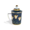 Lidded MugTyrrhenia Tulyps in Porcelain