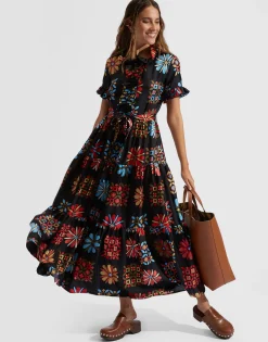Long And Sassy DressVetrata Grande in Silk Twill
