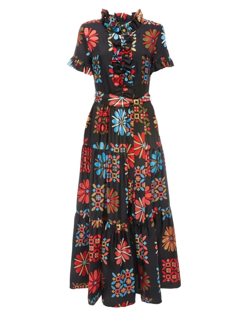Long And Sassy DressVetrata Grande in Silk Twill
