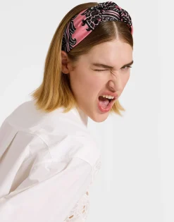 Love Knot HeadbandOltrarno Pink in Twill