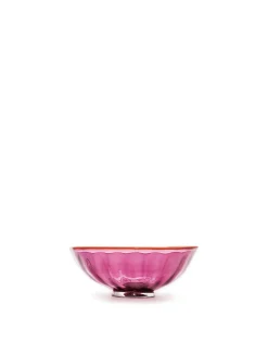 Luxury Nut Bowl Set of 2Turchese/Viola in Glass